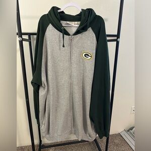 Green Bay Packers Zip Up Sweatshirt